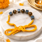 Tiger Eye & Hematite Crystal Rakhi for Courage, Wealth & Protection