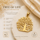 authentic brass tree of life pendant for spiritual growth