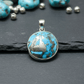 Turquoise 925 Silver Pendant (Firoza)  For Fame & Success