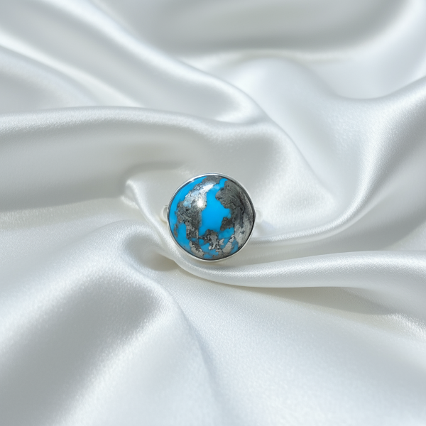 Turquoise 925 Sterling Silver Ring For Name, Fame & Success