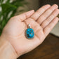 natural turquoise pendant for protection, positive energy and spiritual healing