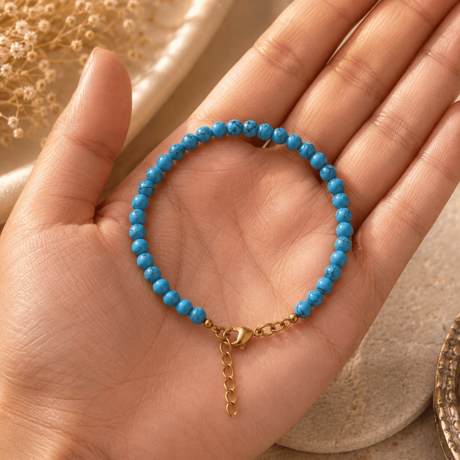 Superior Natural Turquoise AAA Quality Bracelet For Healing & Protection