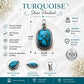 turquoise crystal pendant for protection, emotional balance and inner peace