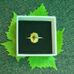 Citrine Diamond Cut Ring For Joy and Positivity