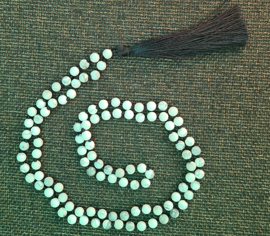 Howlite Jaap Mala For Clear thinking