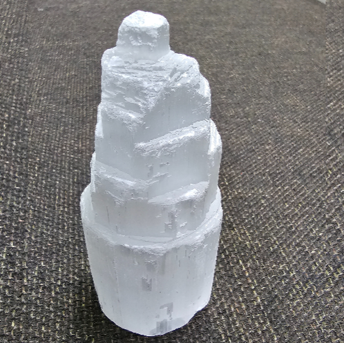 Selenite Mini Tower For Positive Thoughts - Dr. Neeti Kaushik's Shop