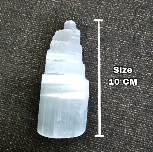 Selenite Mini Tower For Positive Thoughts - Dr. Neeti Kaushik's Shop