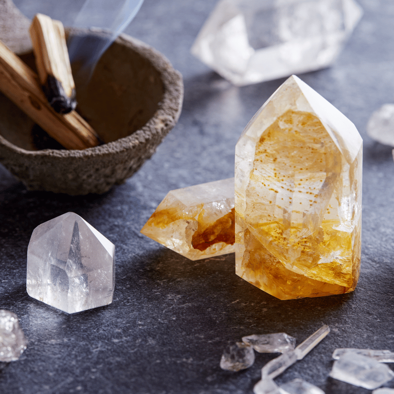 Healing Crystals and Candles